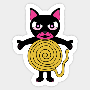 Hypnotic Kitten Sticker
